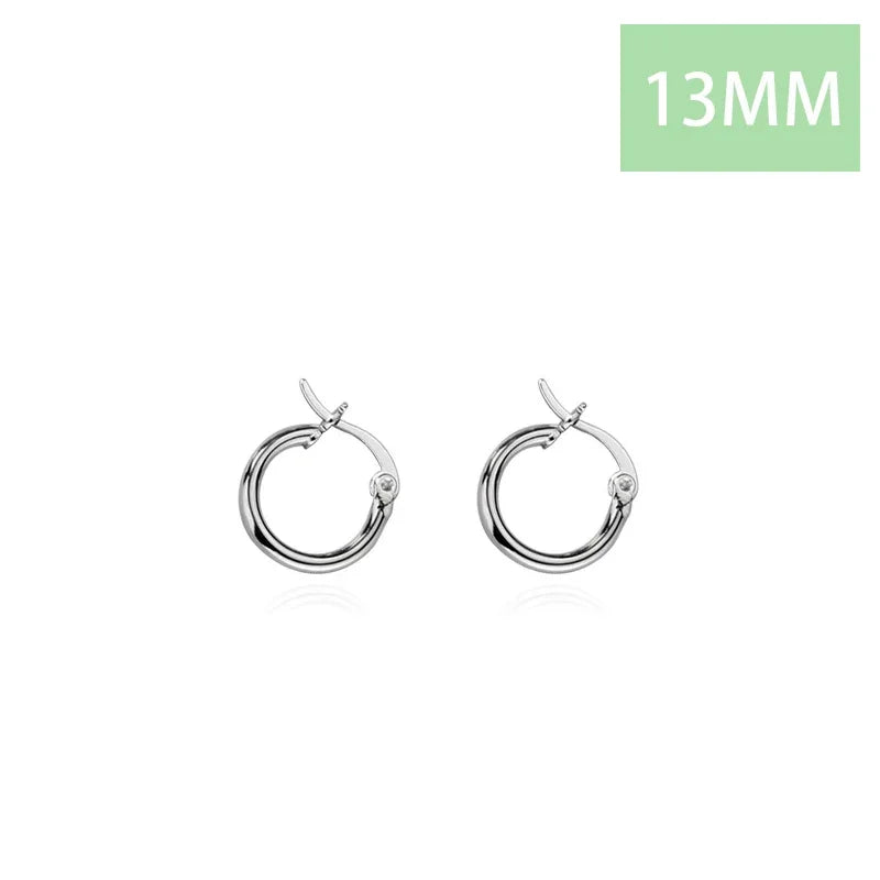 Unique Shaped Piercing Huggie Hoop Earring DS1064