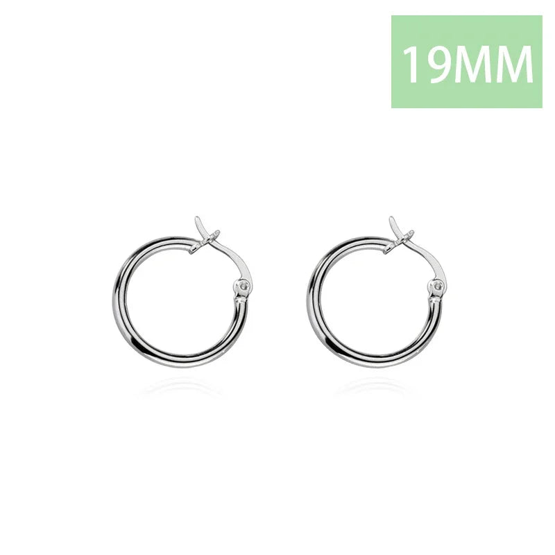 Unique Shaped Piercing Huggie Hoop Earring DS1064