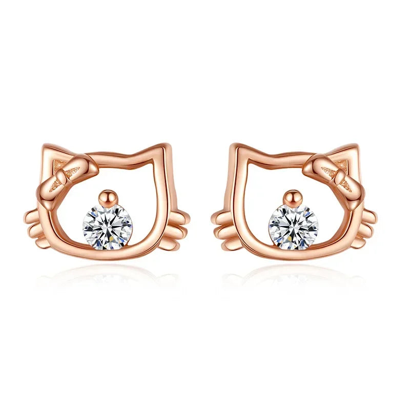 Cute Tiny Asymmetric Candy Letter Stud Earrings DS584