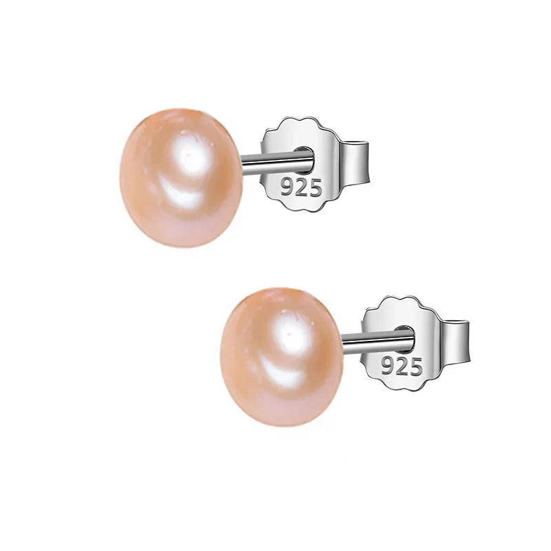 Sweet Irregular Baroque Pearl Stud Earrings DA1224