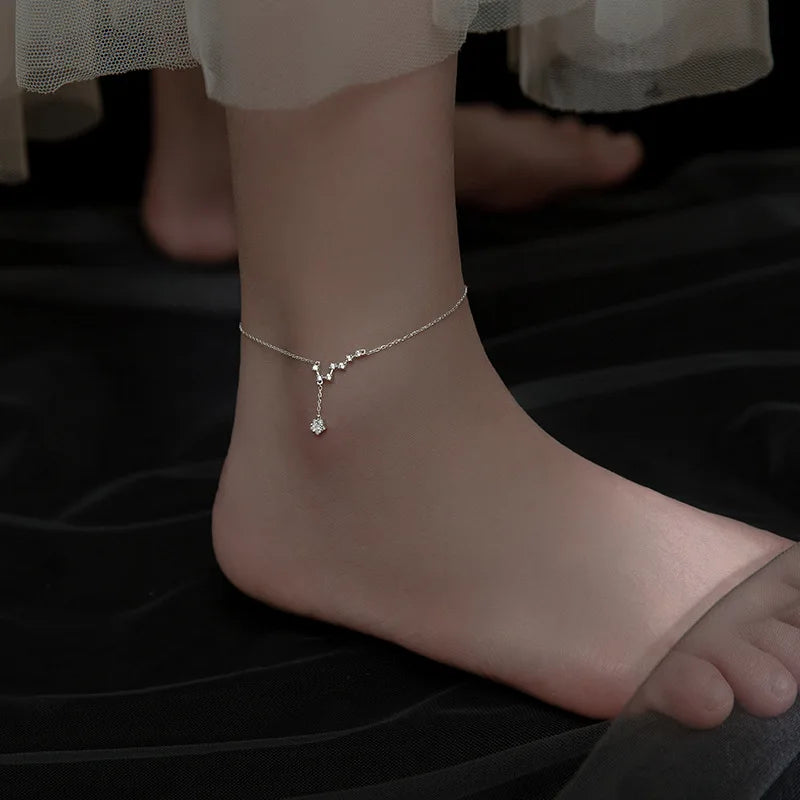 Fashion Sweet Big Dipper CZ Anklets DA2336