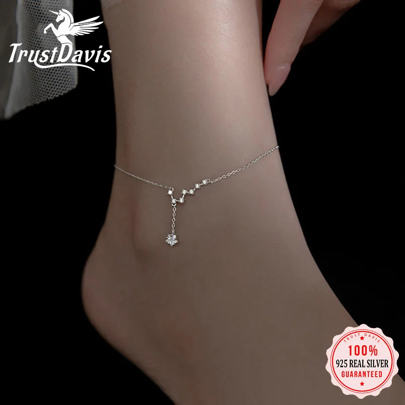 Fashion Sweet Big Dipper CZ Anklets DA2336
