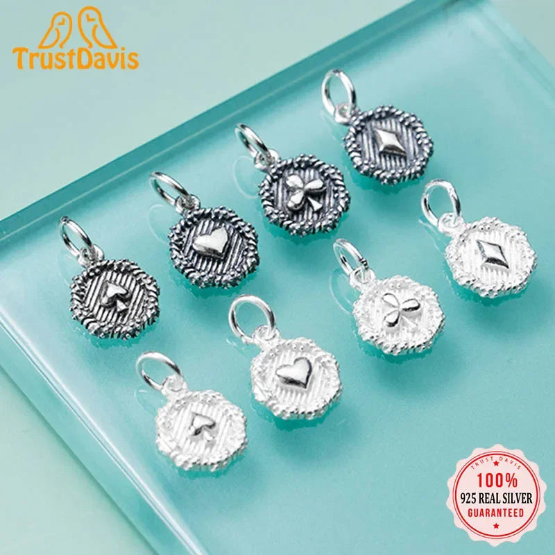 Playing CARDS Charm Pendant Handmade DIY Accessories DZ265