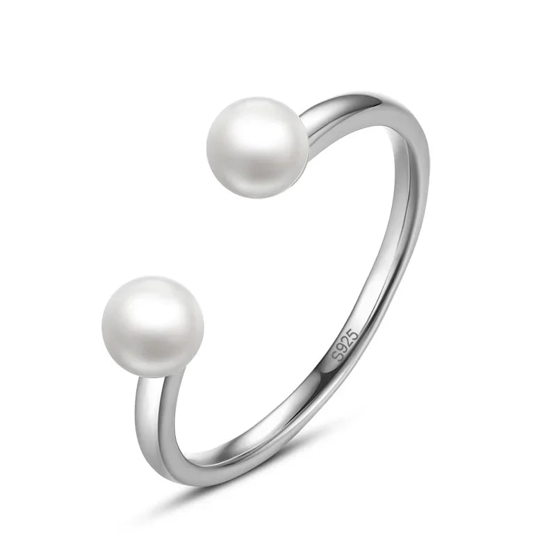 Sweet Freshwater Pearl Opening Ring DA28