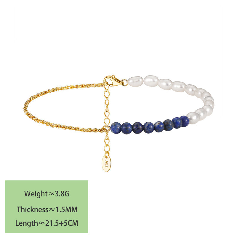 S925 sterling silver necklace twist rope clavicle chain DC28
