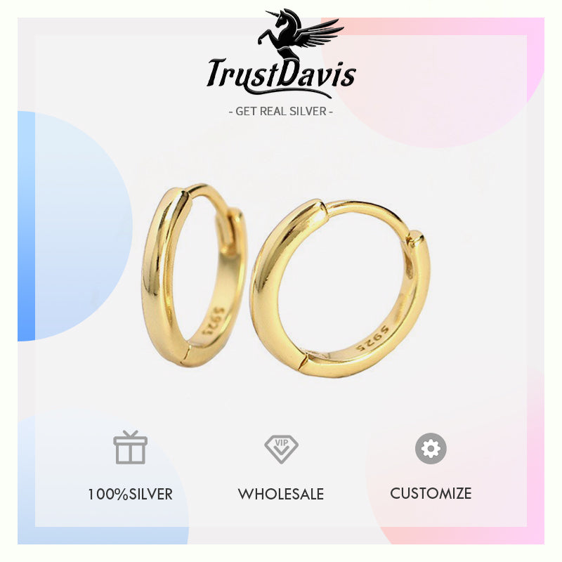 Smooth Hoop Earring DS3351