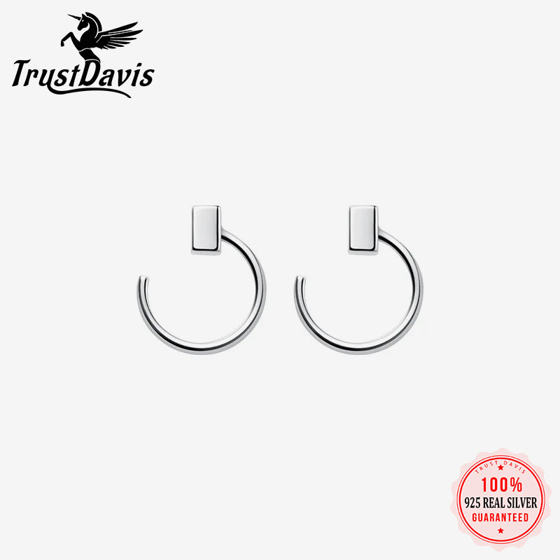 Fashion Sweet Mini Square Charm Stud Earrings DA2019