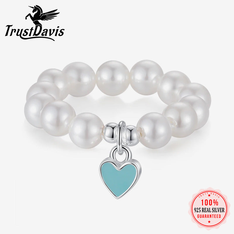 Heart Synthesis Pearl Opening Rings DS3570