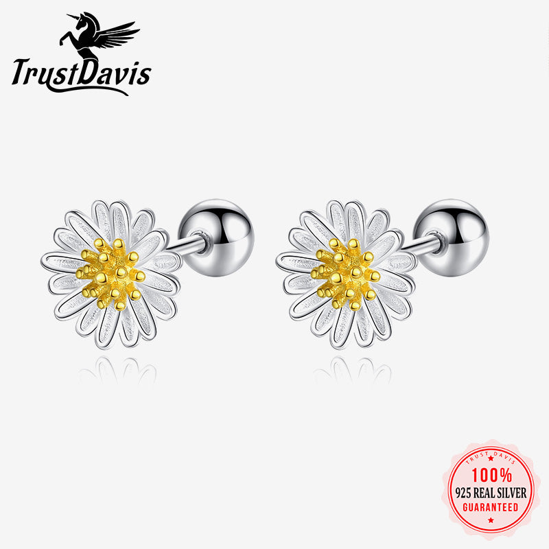 Small Flower Daisy Stud Earrings DS3574