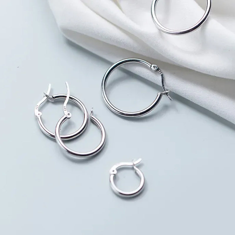 Unique Shaped Piercing Huggie Hoop Earring DS1064