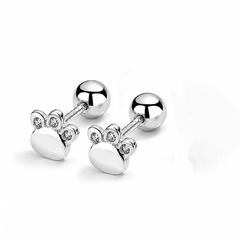 Fashion Flower Claws Screw Earring DA2194