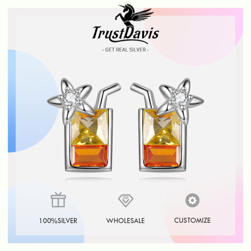 Heart Star Zircon Earrings DS4061