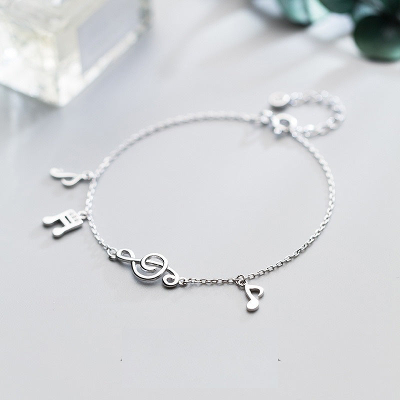 Simple Sweet Musical Note Bracelet for Women Girls Jewelry Gift DS4315