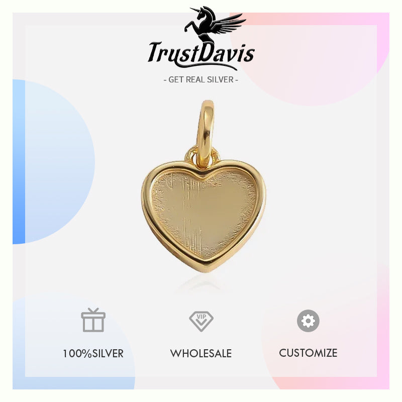 Fashion Romantic Heart Charm Pendant DZ817