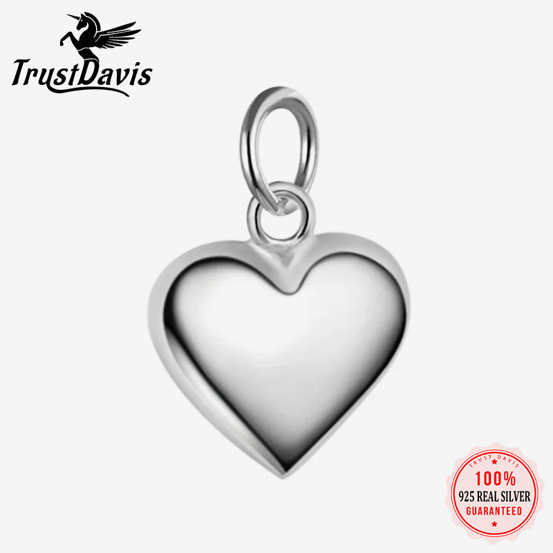 Heart 4 6 8 13 15mm Charm Pendant  DZ20