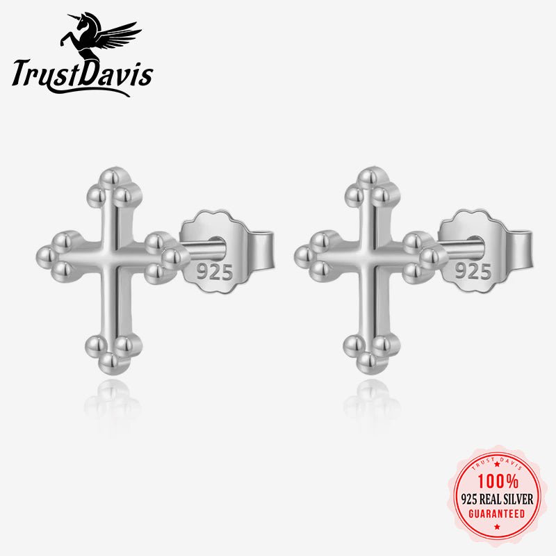 Tiny Cross Stud Earrings DS4292