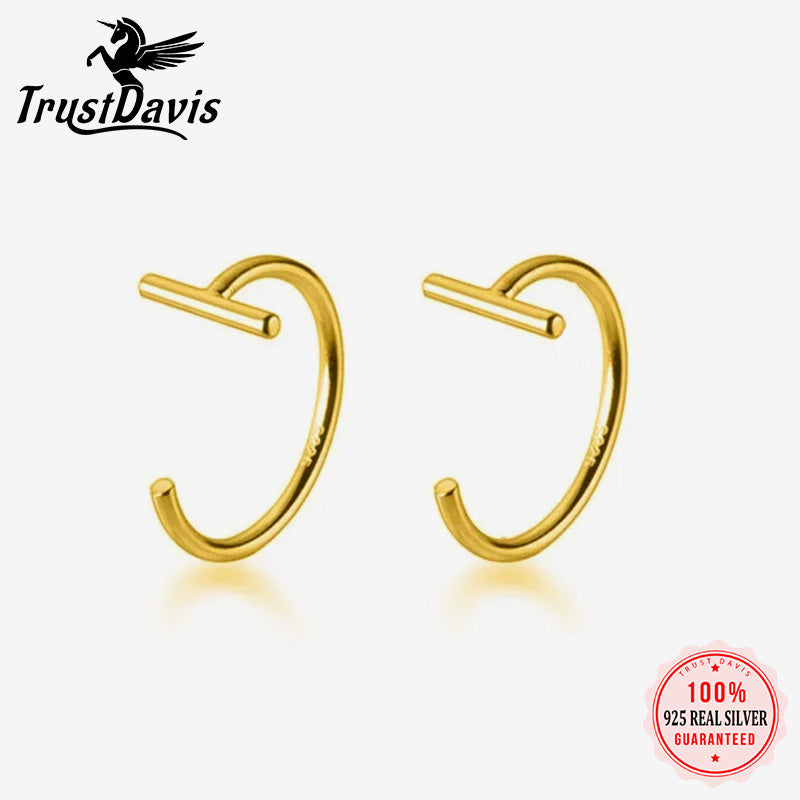 Fashion Casual Stick Hook Stud Earrings DA180