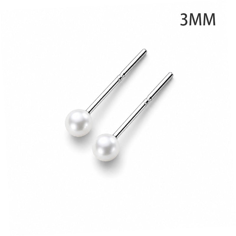 Fashion Simple MIni Pearl Charm Stud Earrings DA1511