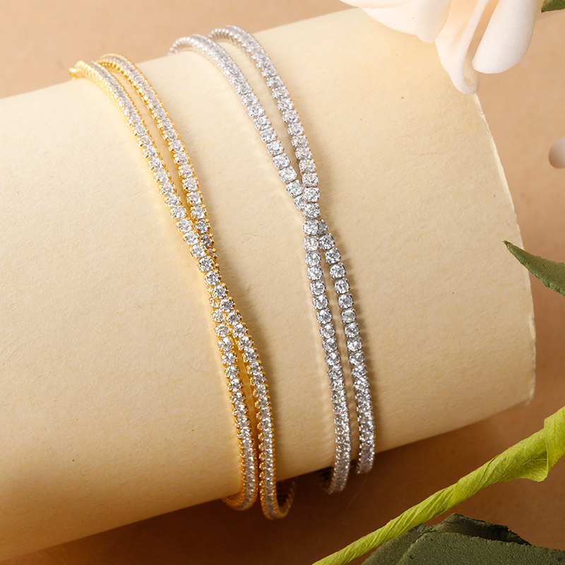 Temperament Sweet Choker Dazzling CZ Clavicle Necklace DS1869