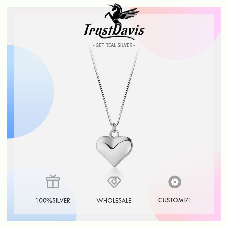 Fashion Romantic Heart Pendant Clavicle Necklace DA1505