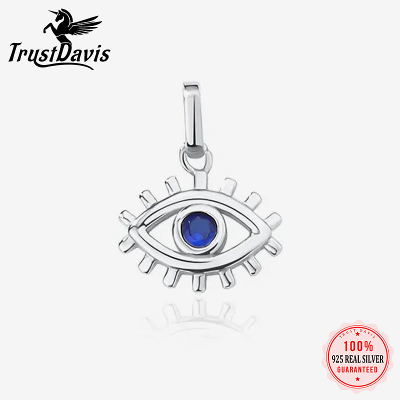 Vintage Eye Zircon Charm Pendant DZ982