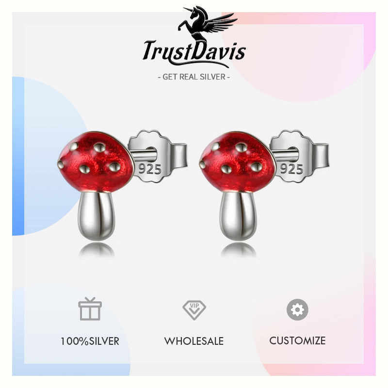 Vintage Mushroom Stud Earring LB597