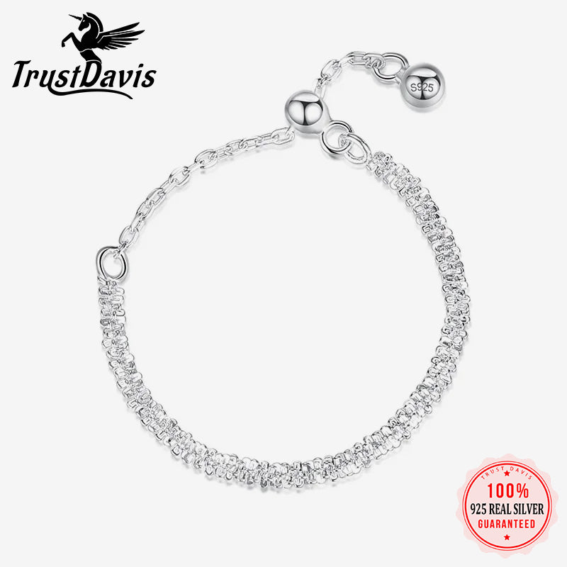 Fashion Cute Babysbreath Chain Ring Sizable DB1024