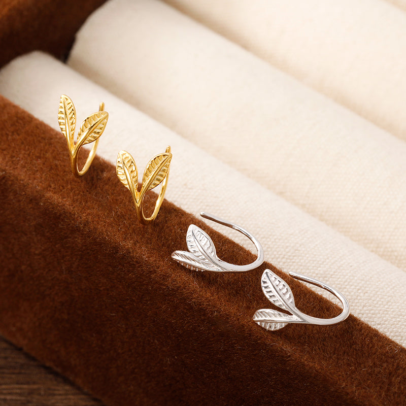 Sweet Leaf Chic Branch Stud Earrings DA2642