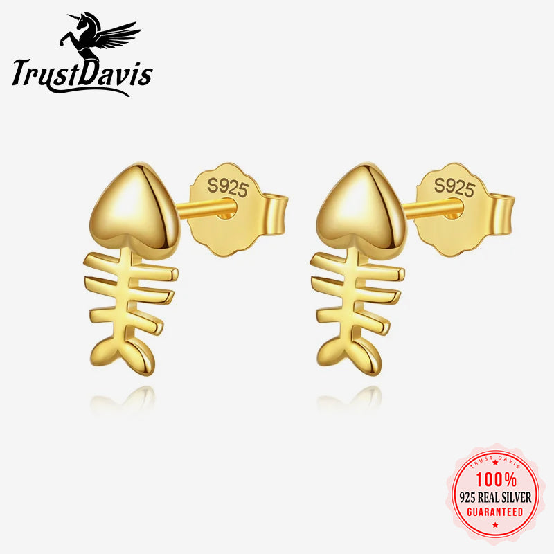 Cute Mini Fish Stud Earrings DA2990