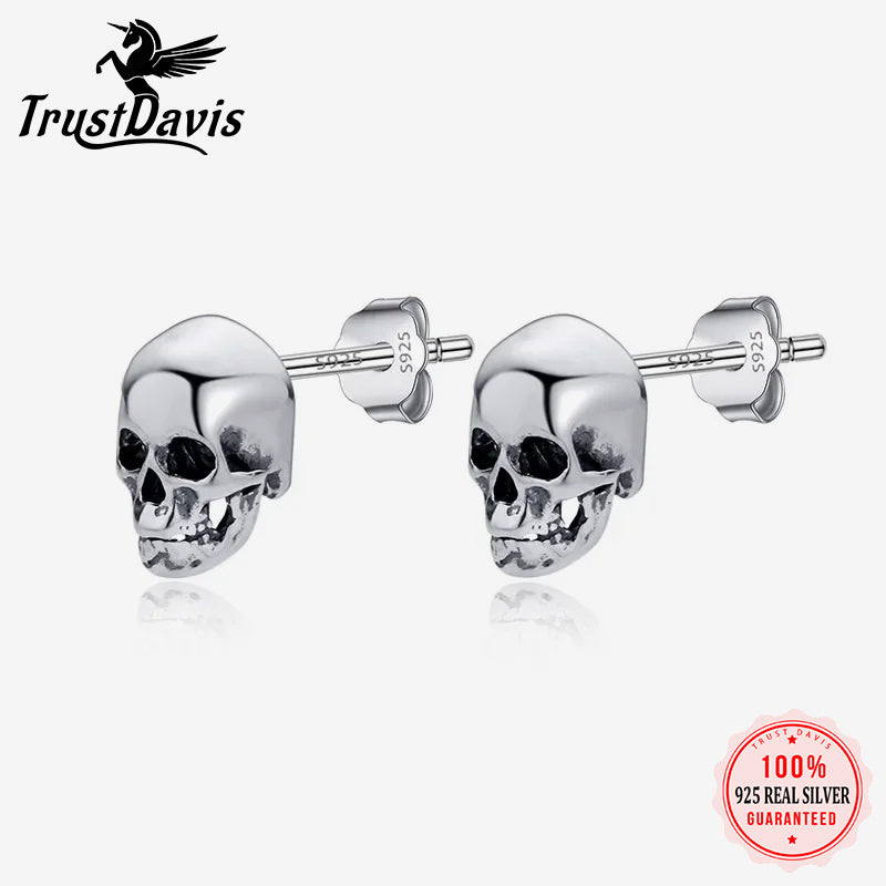 Fashion Gothic Skull Stud Earrings DA2537