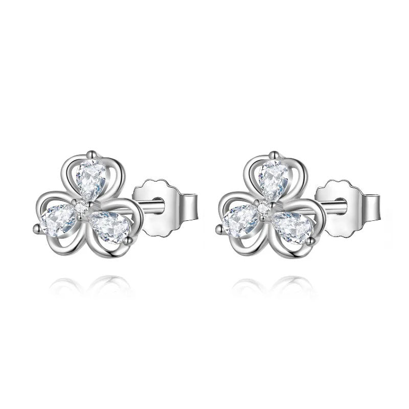 Flower Plant Stud Earrings DS4499