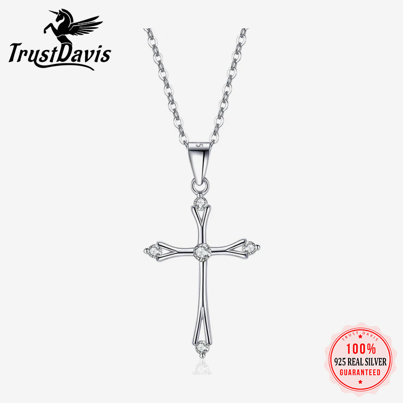 Charm Necklace Cross Pendant DS3864