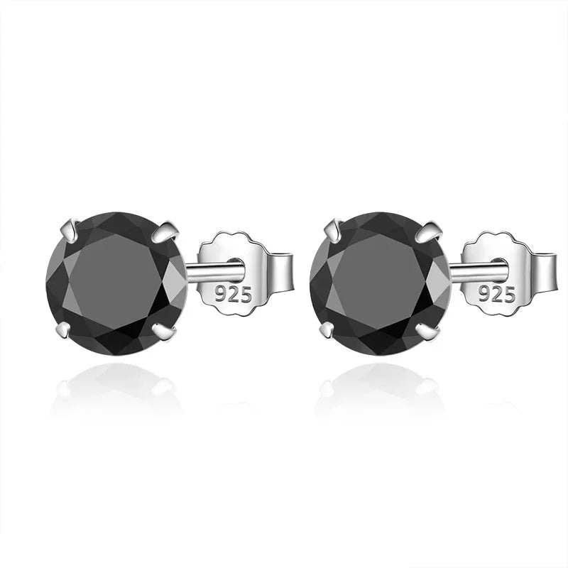 Sweet Round Zircon Colorful Earrings DS4084