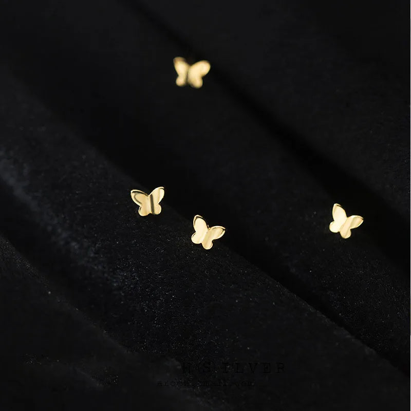 Fashion Sweet Insect Butterfly Charm Stud Earrings DS180