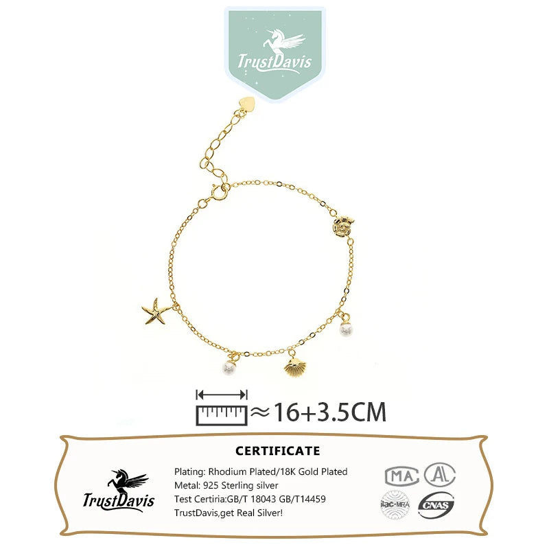 Beaded Star Shell Bracelet DS4819