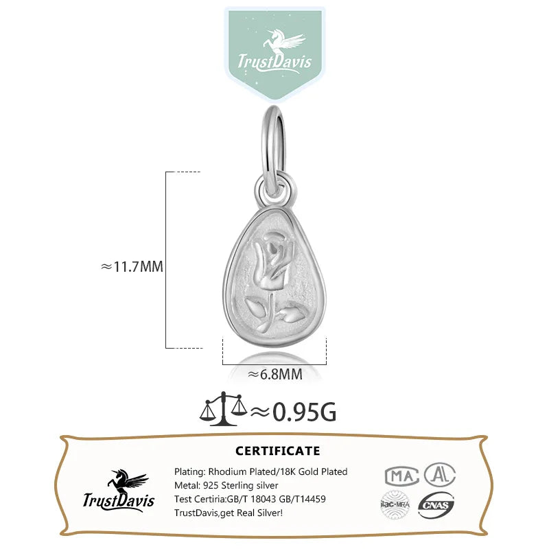 Charm Rose Charm Pendant DZ1775