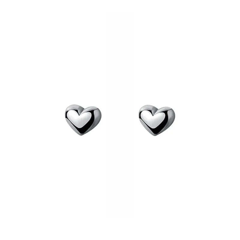 New Ellipse Charm Stud Earrings DB097