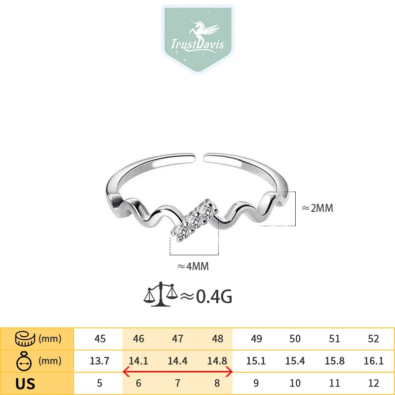 Curved Zircon Setting Ring DS4789