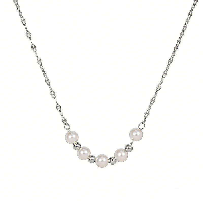 Pearl Clavicle Necklace DS4822