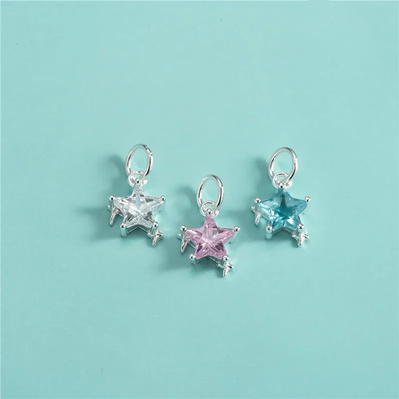 Fashion Zircon Star Charm Pendant DZ1768