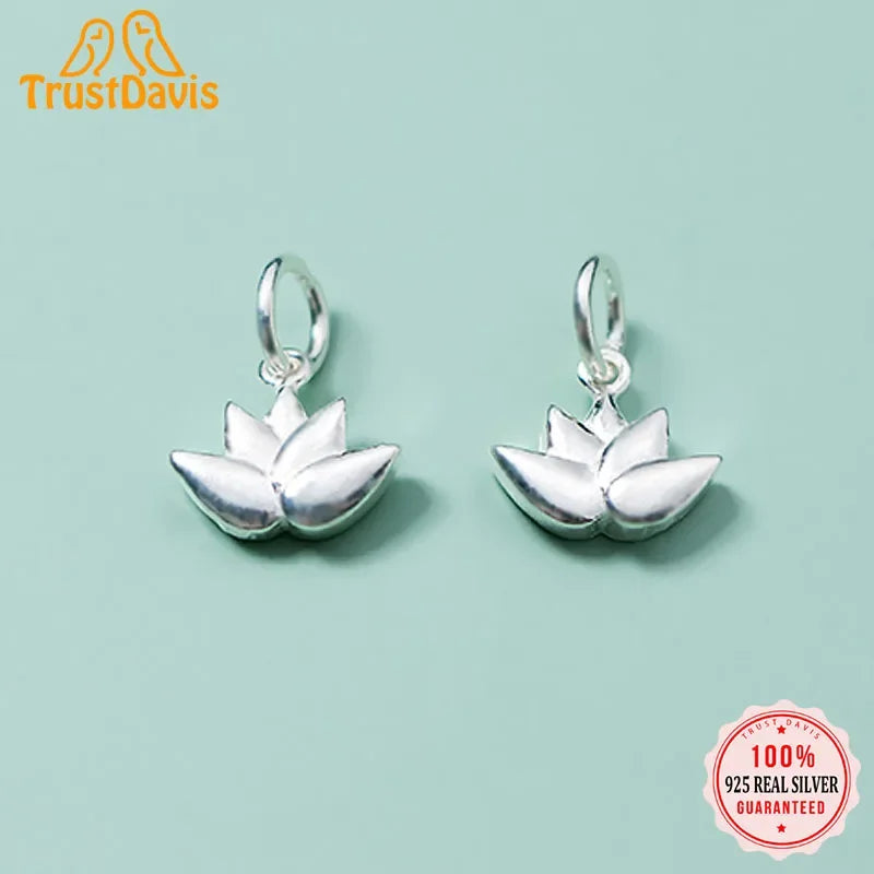 Lotus Flower Charms Pendant  DZ282