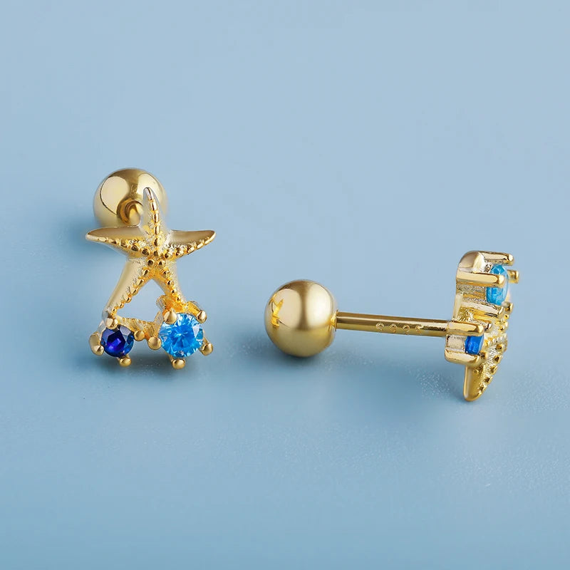 Sea Shell Stud Earrings Gift DS4572