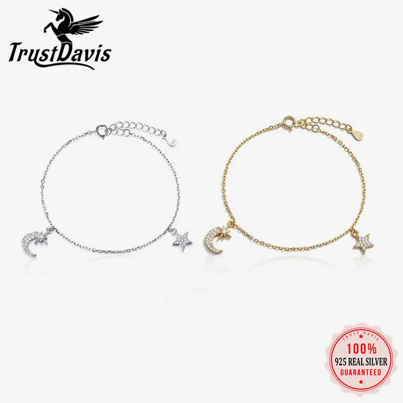 Star Moon Zirconia Bracelet DS5024