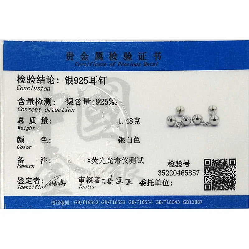 Heart Square CZ Screw Stud Earrings DA2265