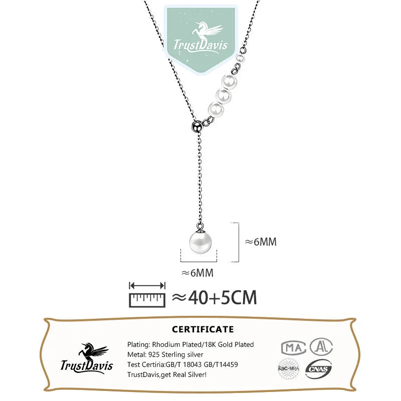 Pearl Clavicle Necklace DS4844