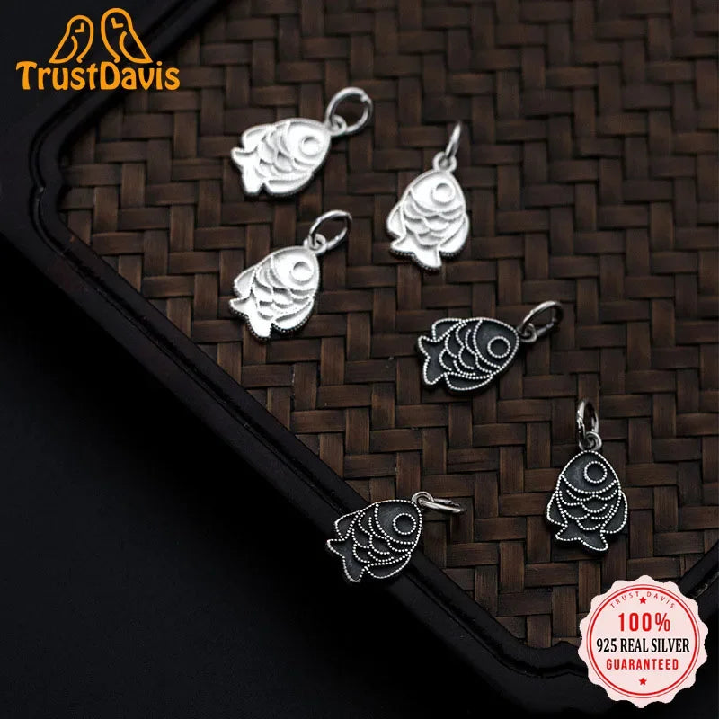 Fish Charms Pendant DIY Accessories HY116