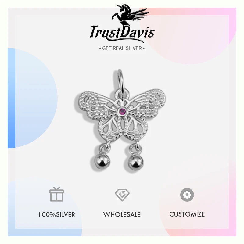 Fashion Sweet Butterfly Charm Pendant DZ1788