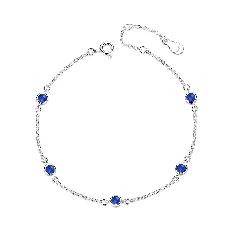 Sweet Round Colour Zircon Bracelet DA2689