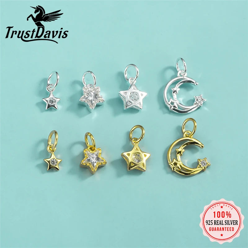 Fashion Diamond-Studded Stars Moon DZ1833