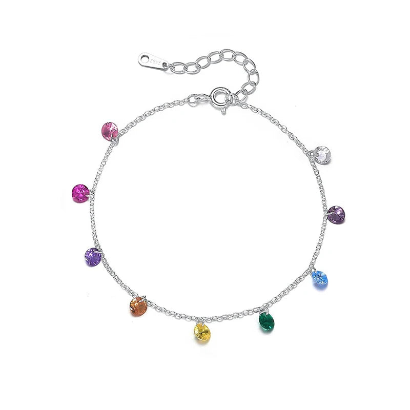 Colored Zircon Bracelet  DS4853